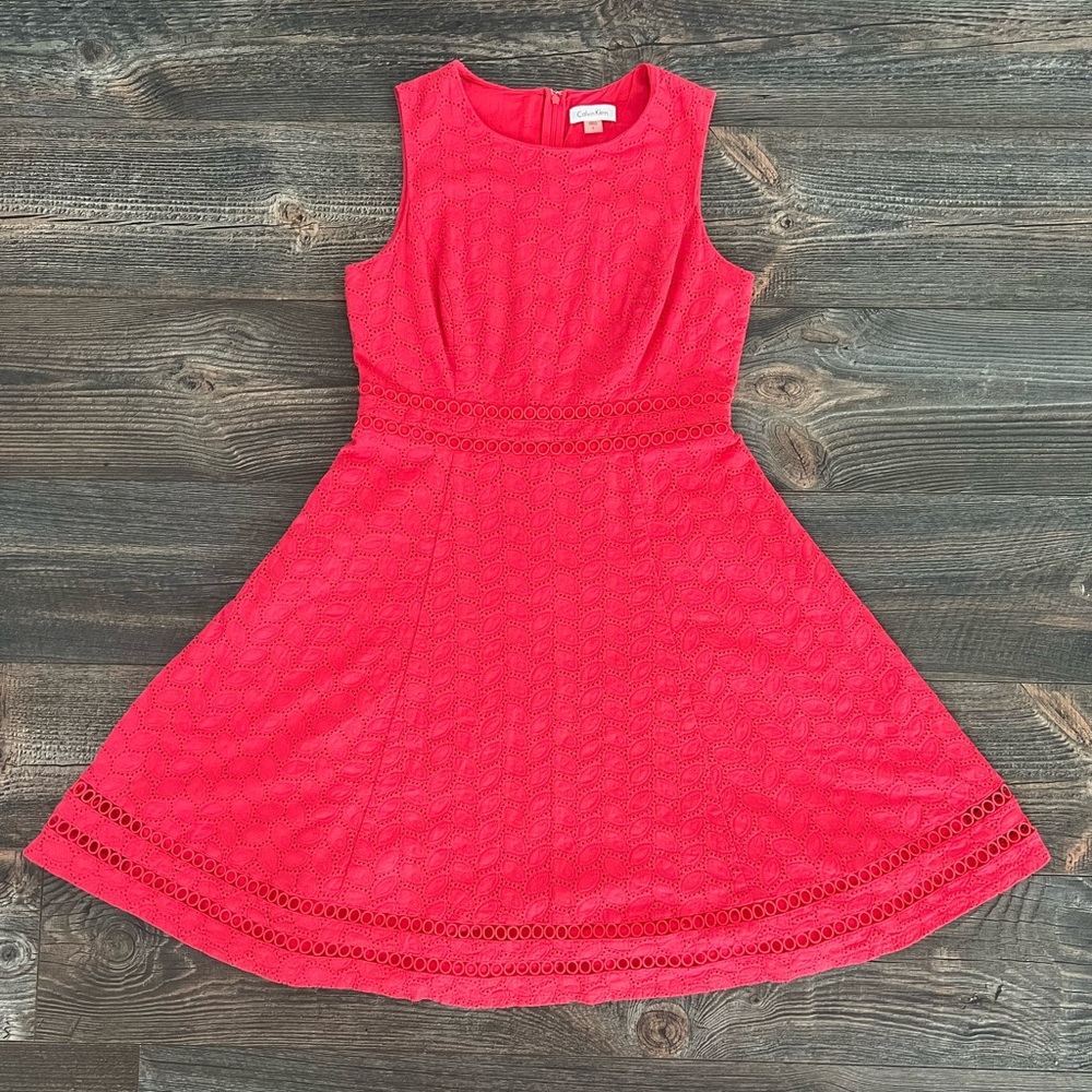 Calvin Klein fuchsia pink dress size 6